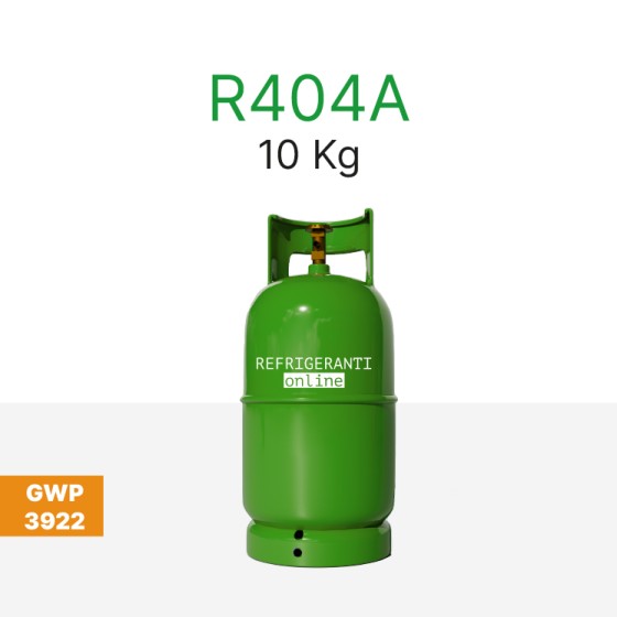 GAS R404A 10Kg IN BOMBOLA...